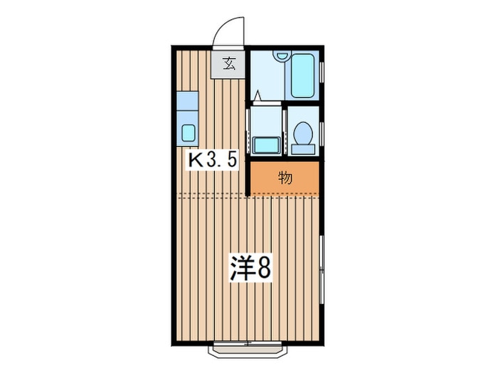 ドリ－ムハイツＢの物件間取画像