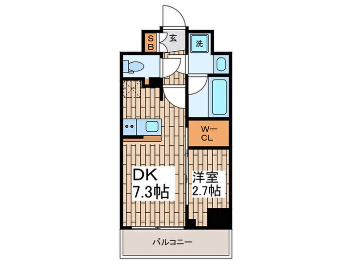 コンフォリア・リヴ品川戸越の物件間取画像