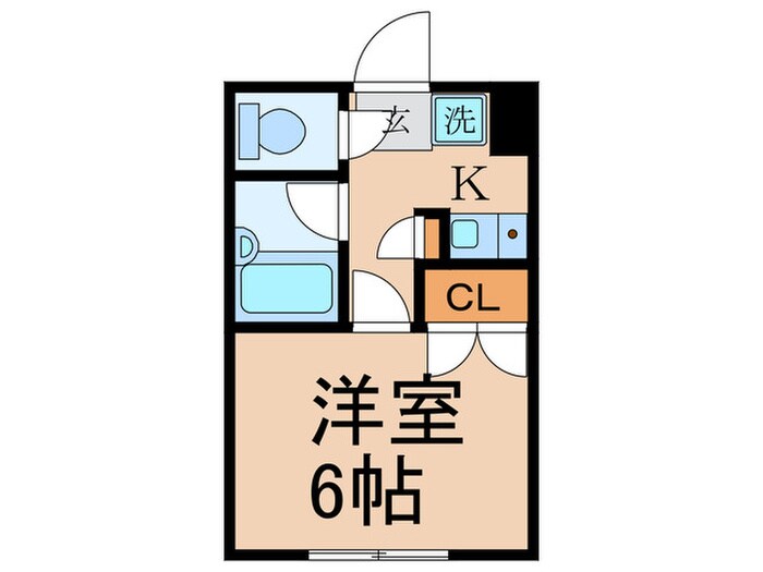 レジデンスシ－バ－ドの物件間取画像