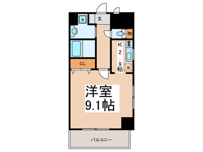 ソアブ－ル御徒町コンフォ－トの物件間取画像