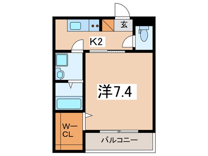 MELDIA原当麻Ⅱの物件間取画像