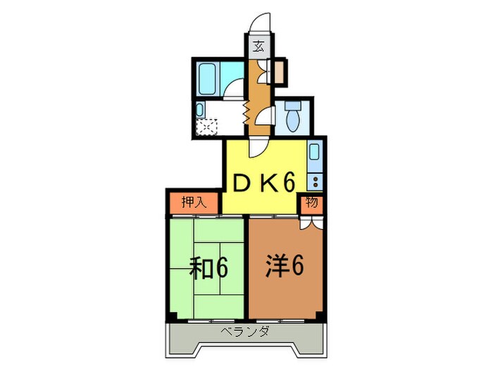 エ－スＣＩＴＹの物件間取画像