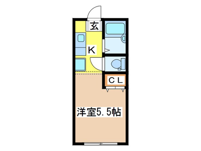 オ－シャンハイツパ－ト２の物件間取画像