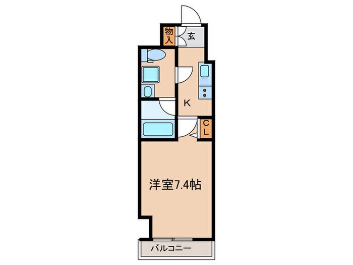 メインステージ十条Ⅱ（403）の物件間取画像