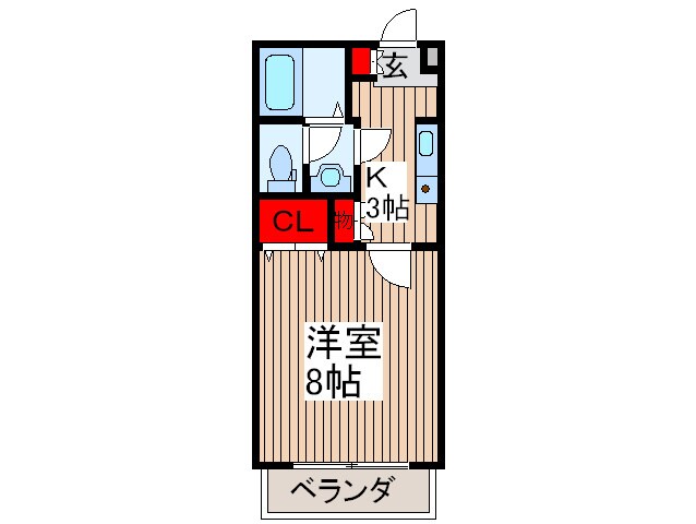 クレセントの物件間取画像