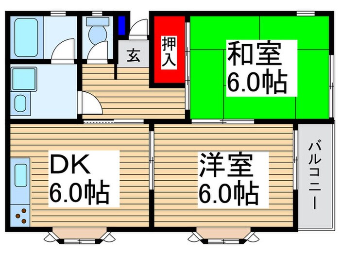 みずほ台グランドールマンションの物件間取画像