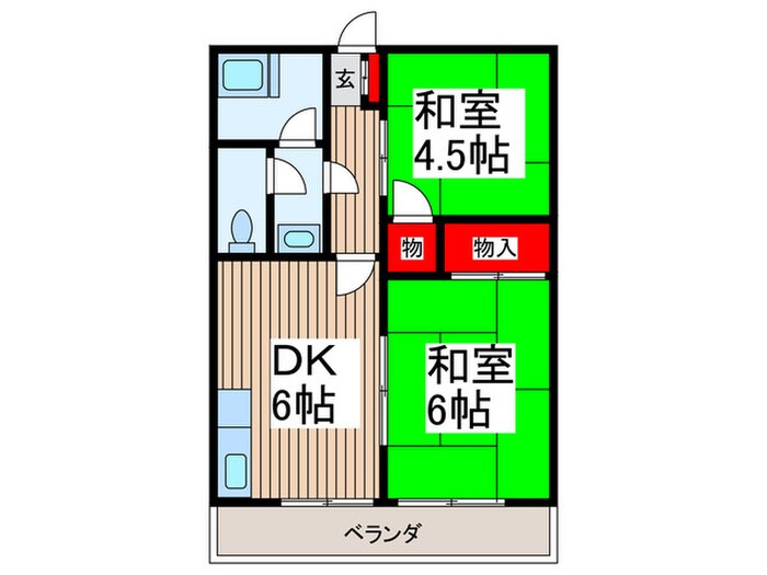 物件間取画像