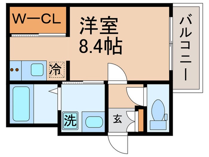 エルム月島の物件間取画像