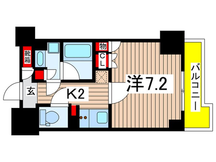 仮）ルーブル南砂町（1206）の物件間取画像