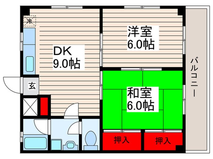 物件間取画像