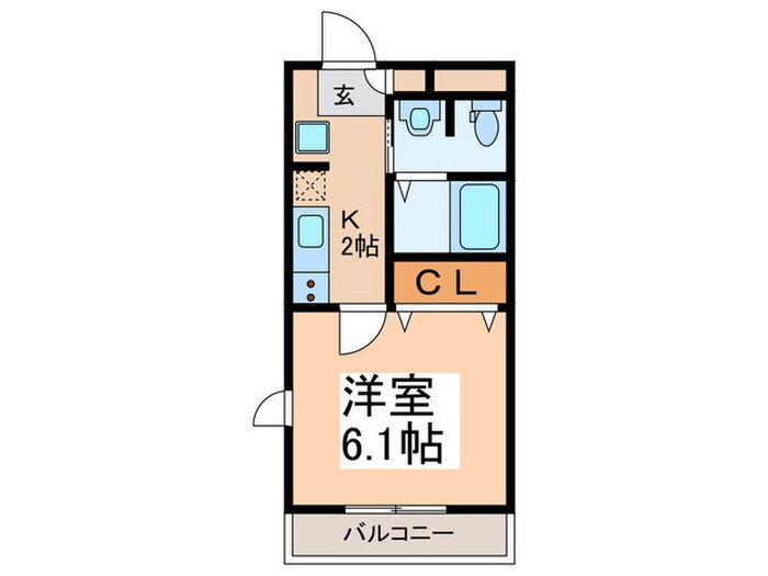 ウイング多摩川の物件間取画像