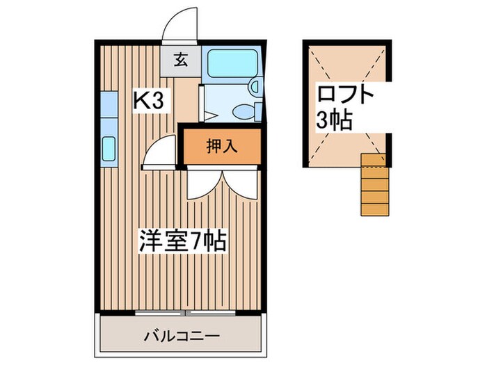 メゾン草薙ＰＡＲＴ３の物件間取画像