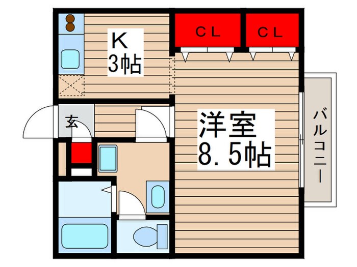 アムール　Sazem Ⅱの物件間取画像