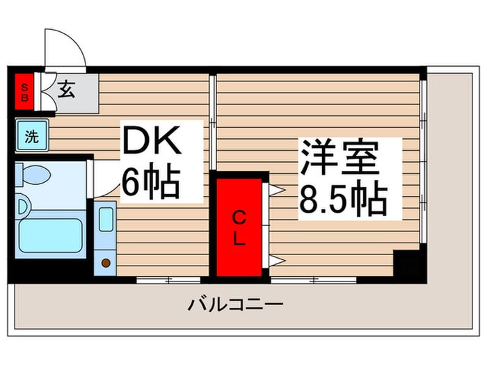 クラウンロイヤルの物件間取画像