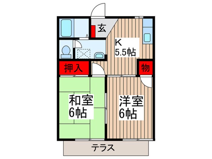 物件間取画像