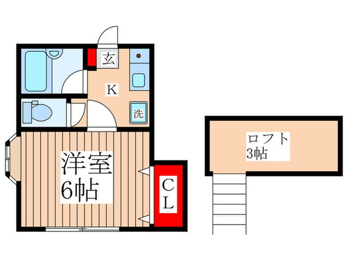 白井コーポの物件間取画像