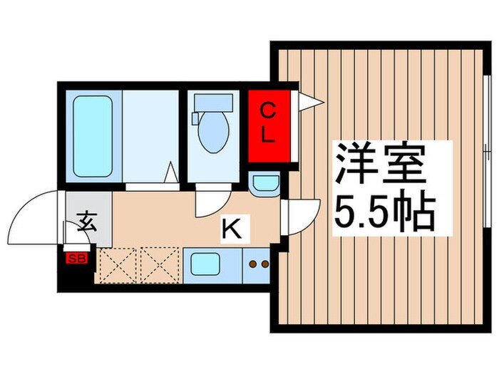 グランクオール千住仲町の物件間取画像