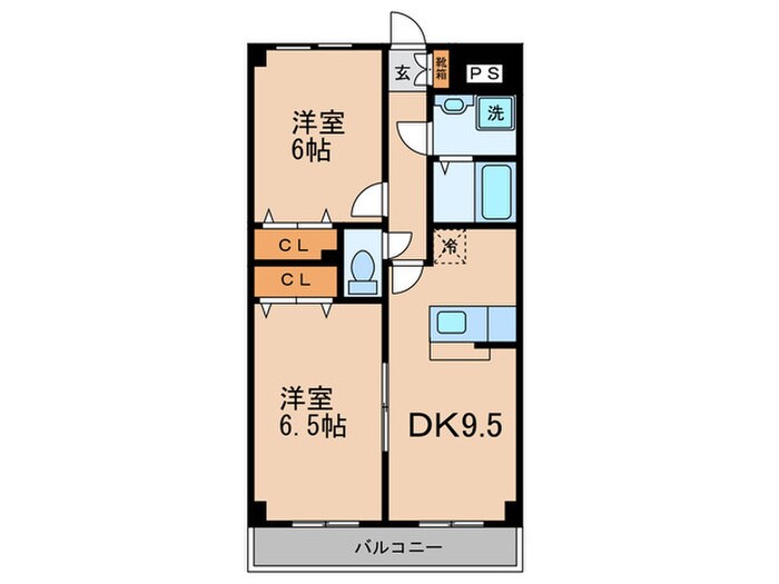 エルザ多摩川の物件間取画像