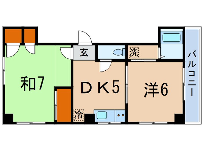池之端コ－ポⅡの物件間取画像