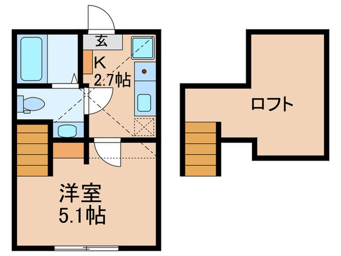 GRANDIRⅠの物件間取画像