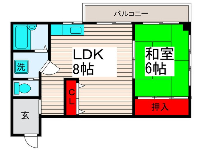第一マジマハイツ春待月の物件間取画像