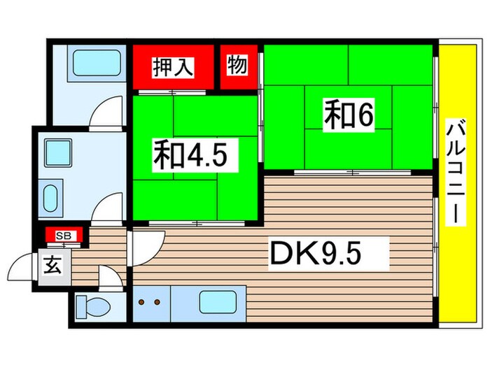 坂田ビルの物件間取画像