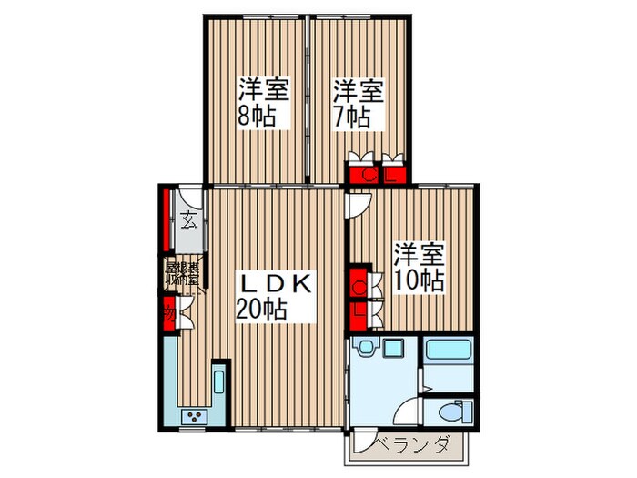 フォーサムハウスⅡの物件間取画像