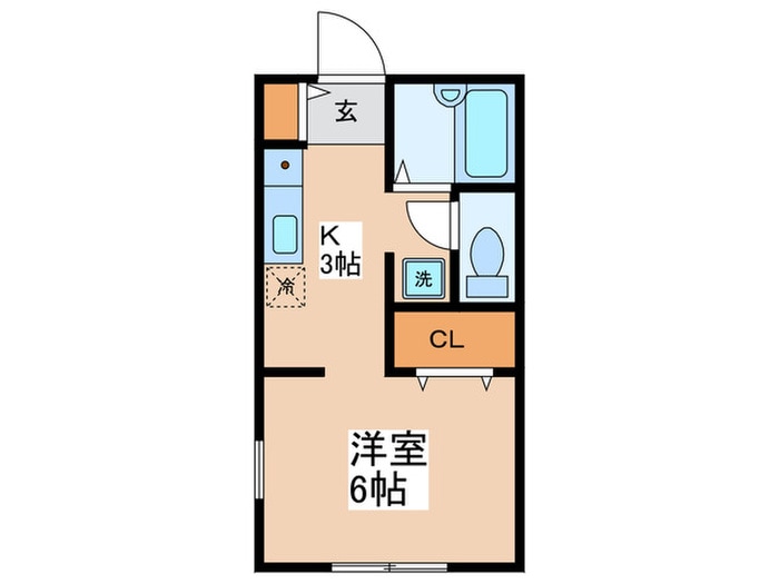 スカイハイツⅢの物件間取画像