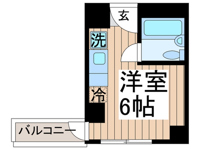 八丁堀東豊エステート（２０７）の物件間取画像