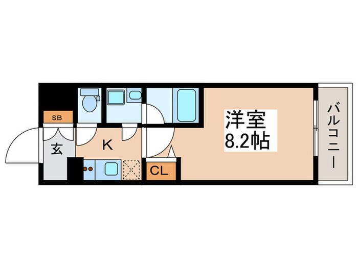 クレヴィスタお花茶屋の物件間取画像