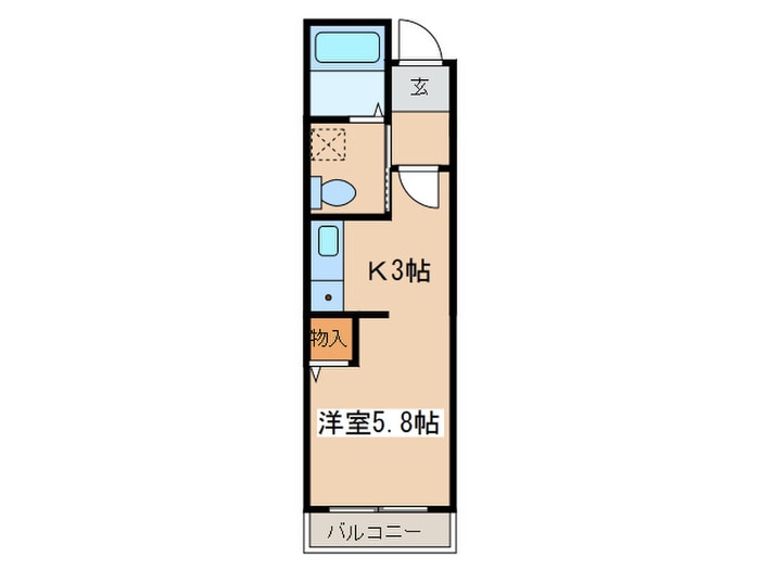 Live flatの物件間取画像