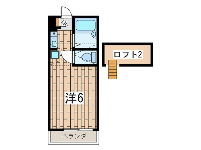 サザンパレス程ヶ谷の物件間取画像