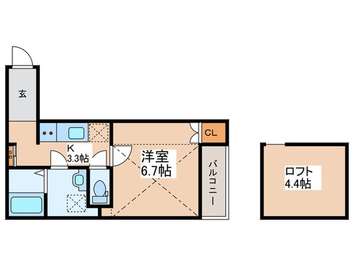 仮)Park Avenue 白鳥の物件間取画像