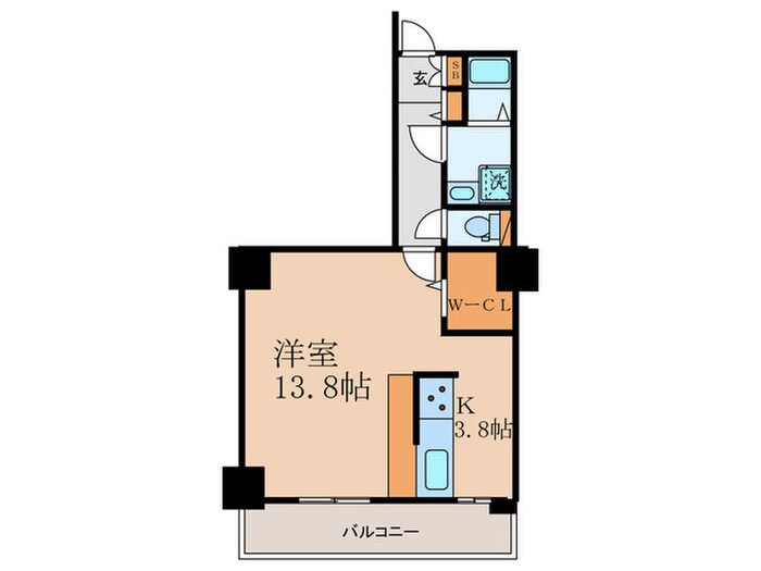 品川ｼ-ｻｲﾄﾞﾋﾞｭ-ﾀﾜ-1号棟の物件間取画像