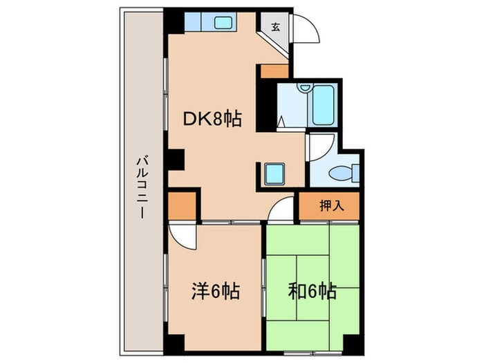 カーサビアンカの物件間取画像