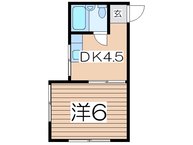 浦賀ハイムの物件間取画像