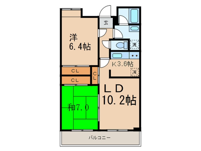 パークセリタの物件間取画像