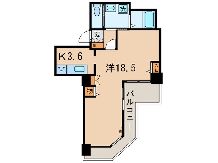 品川ｼ-ｻｲﾄﾞﾋﾞｭ-ﾀﾜ-2号棟の物件間取画像