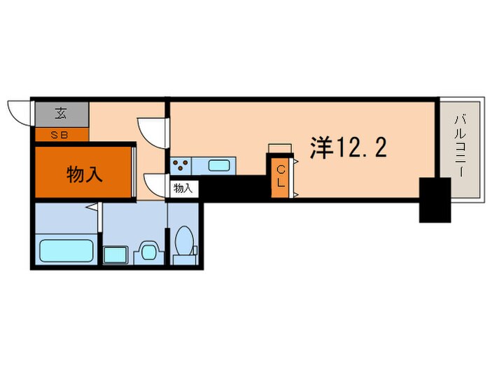 品川ｼ-ｻｲﾄﾞﾋﾞｭ-ﾀﾜ-2号棟の物件間取画像