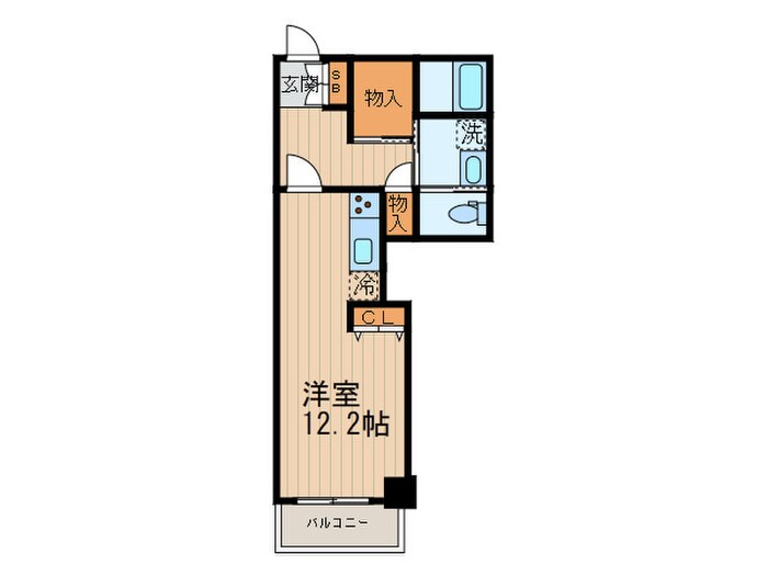 品川ｼ-ｻｲﾄﾞﾋﾞｭ-ﾀﾜ-2号棟の物件間取画像