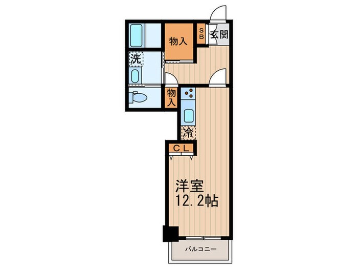 品川ｼ-ｻｲﾄﾞﾋﾞｭ-ﾀﾜ-2号棟の物件間取画像