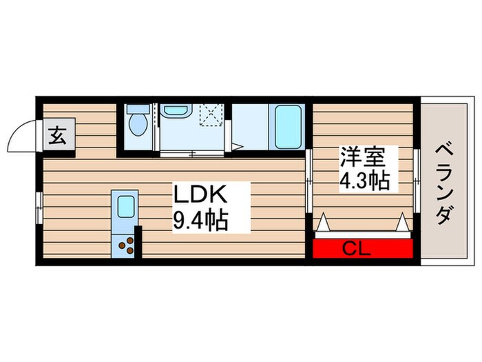 ラフィーヌ・ローズの物件間取画像