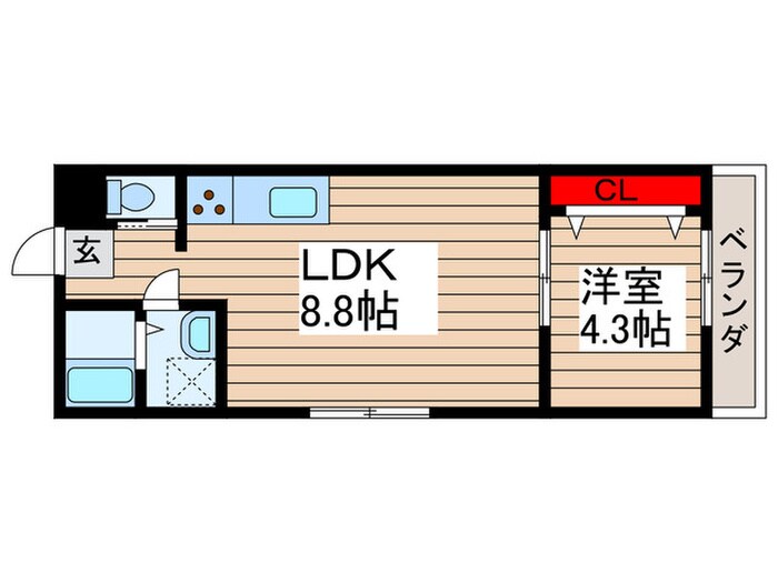 ラフィーヌ・ローズの物件間取画像