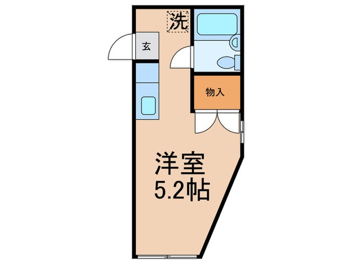 コットン落合の物件間取画像