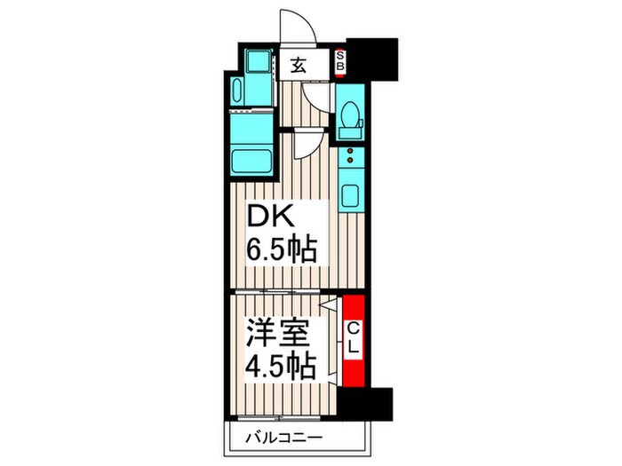 ミューズ竹の塚の物件間取画像