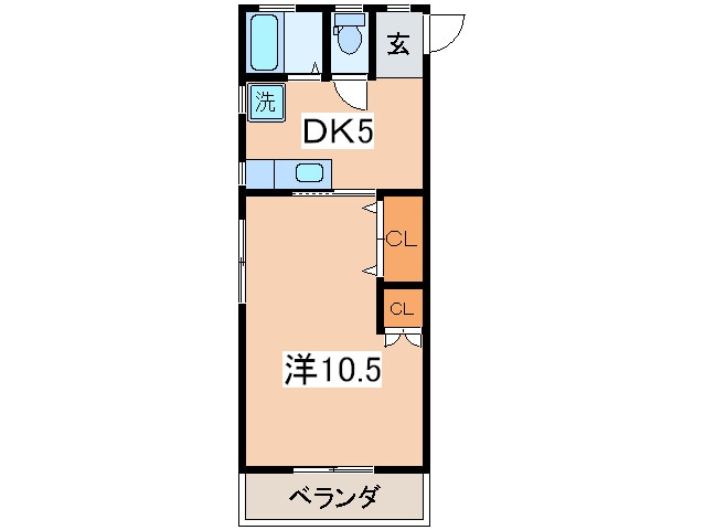 山路ドミ－ルの物件間取画像