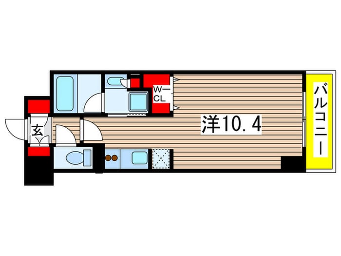 レジデンス両国駅前の物件間取画像