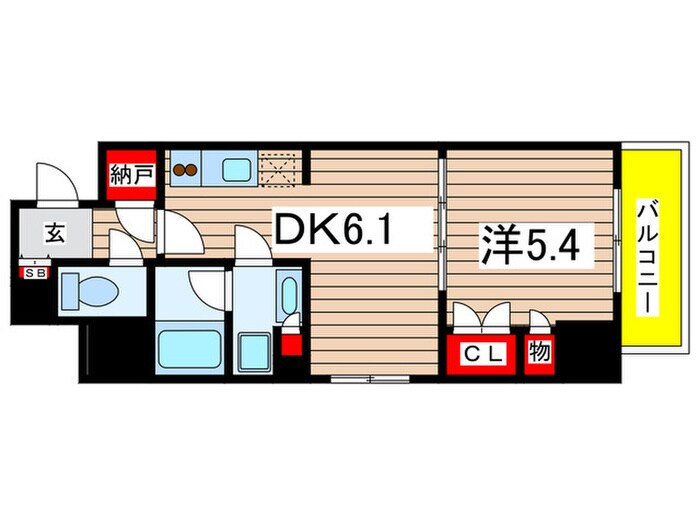 レジデンス両国駅前の物件間取画像