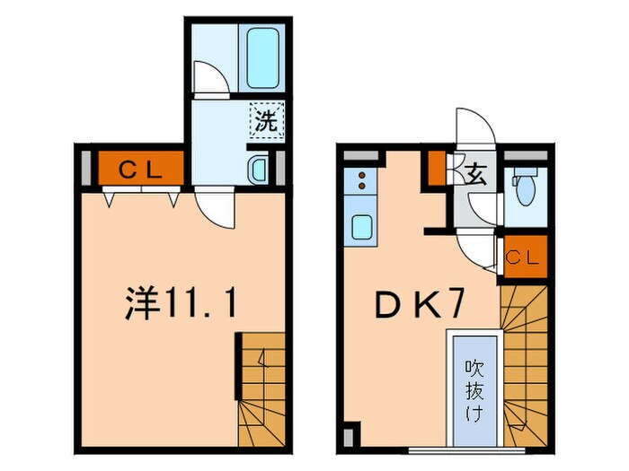 LEGALAND白山の物件間取画像