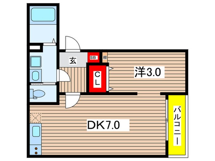 仮）轟町４丁目共同住宅の物件間取画像